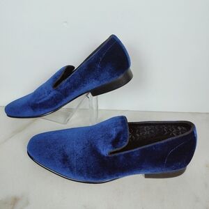 Steve Madden Royal Blue Velvet Loafers